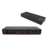 Lenovo Thunderbolt 3 Dock gen 2 Type 40AN, USB-C, 5x USB3, 2x Displayport, 2x HDMI, LAN, kaasa USB-C kaabel ja 135w adapter, kasutatud, garantii 1 aasta